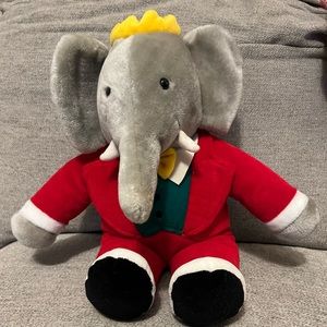 Vintage Babar Stuffed Animal from 90s